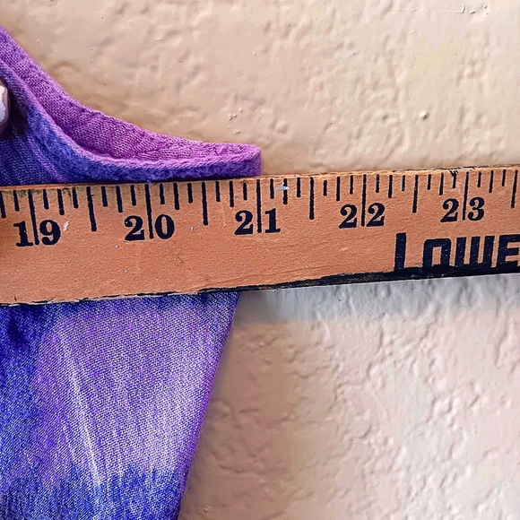 Greater Good Sundress Swim Cover-up Purple Tie Dye PLUS 1X 2X XXL Hippie - Picture 8 of 11